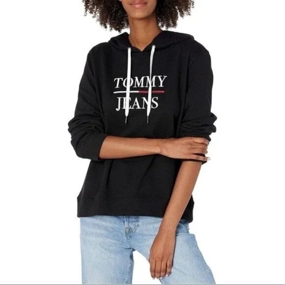 Tommy Hilfiger Tops - Tommy Hilfiger Jeans Navy Cropped Hoodie